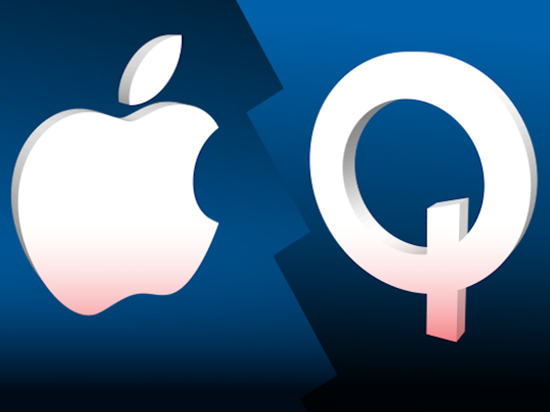 ""Qualcomm" تحاكم آبل وتطالبها بتعويض هائل" تحاكم آبل وتطالبها بتعويض هائل